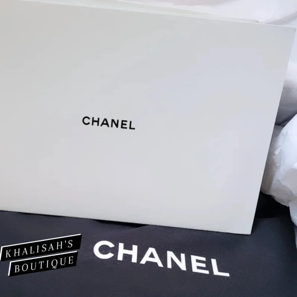 BNIB Very Rare Authentic Chanel Trendy CC 21S Tiffany Blue Gold Hardware Lambski - Picture 9 of 16